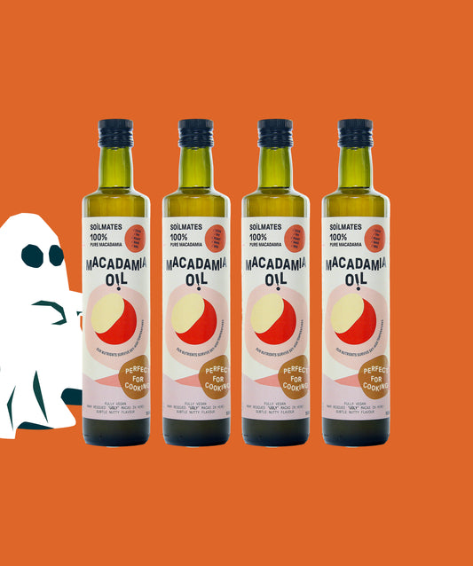 4 × Macadamiaöl
