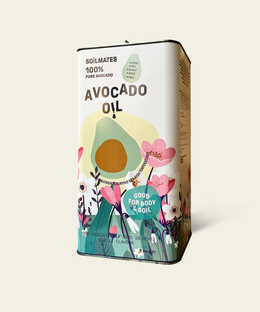 Soilmates Avocado Oil 5 liter tin can spring 2025 edition 